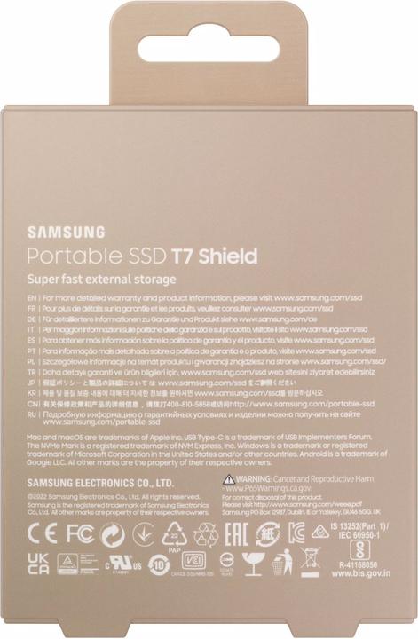 Produktbild Samsung T7 Shield (2000 GB)
