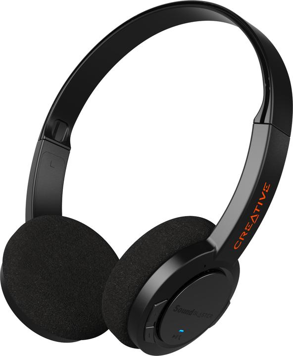 Actual product image Creative SOUND BLASTER JAM V2 Wireless Bluetooth Headphones black (ANC, 22 h, Wireless, Cable)