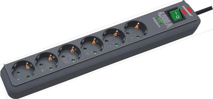 Actual product image Brennenstuhl Eco-Line (6 x, CEE 7/3, 1.50 m)
