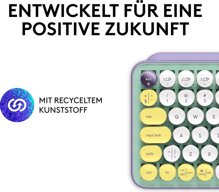 Immagine prodotto Logitech POP Keys (DE, Senza fili)