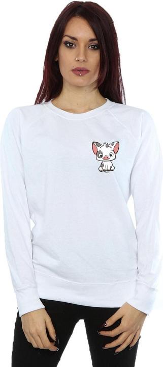 Actual product image Disney Womens/Ladies Moana Pua The Pig Breast Print Sweatshirt (XXL)