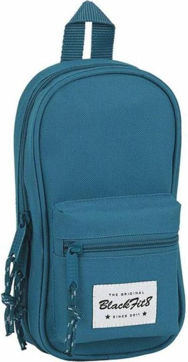 Safta Rucksack mit Federtaschen BlackFit8 Egeo Blau (33 Stücke)