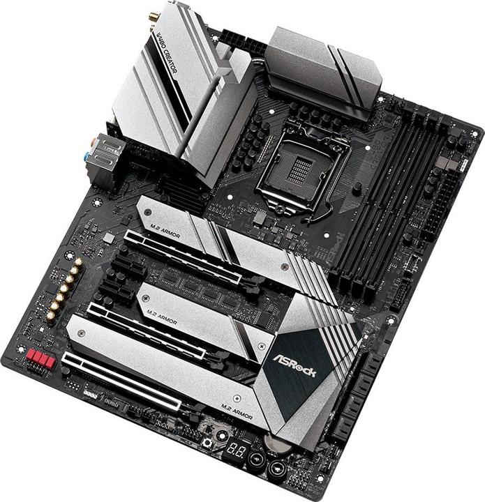 Actual product image AsRock W480 Creator (LGA 1200, Intel W480, ATX)