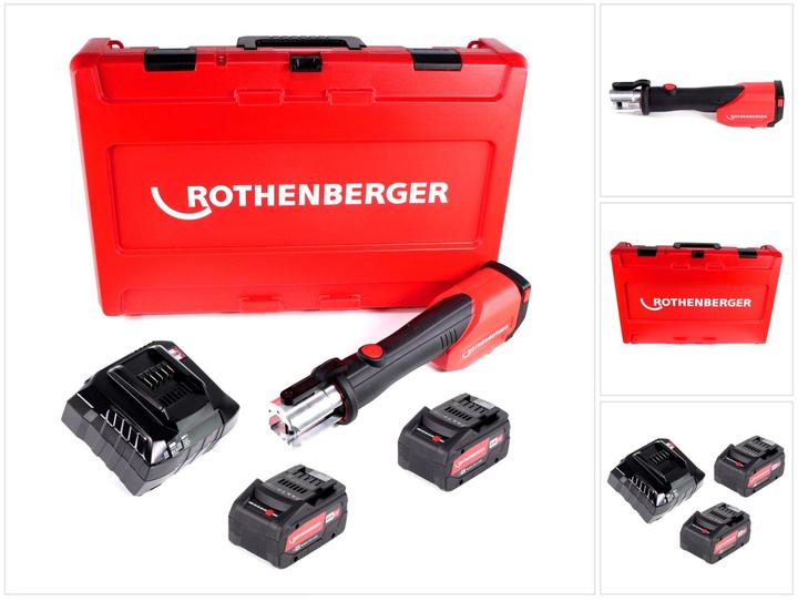 Immagine prodotto Rothenberger Pressa a batteria ROMAX 4000 18V + 2x batteria 8,0Ah + caricatore + valigetta