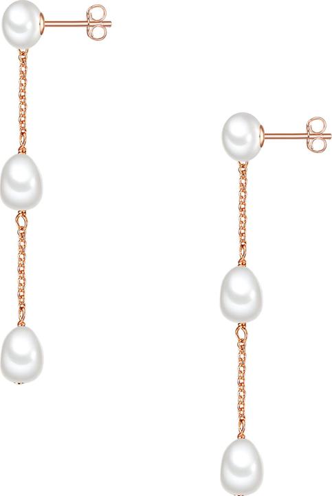 Image du produit Valero Pearls Femme argent sterling perles de culture d'eau douce or rose - 15034 (Argent 925)
