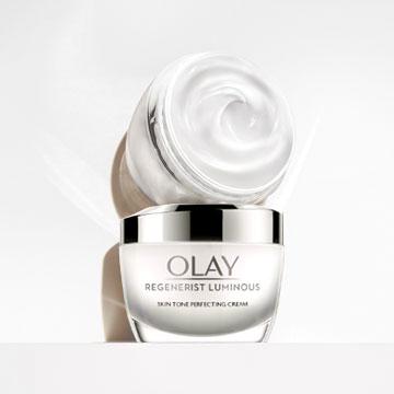 Actual product image Olay Regenerist Luminous Skin Tone Perfecting Cream 50 ml (50 ml, 24h cream)