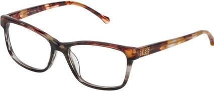 Actual product image Loewe Unisex Adults' VLWA20M5406K3 Optical Frames 55 Shiny Grey Havana