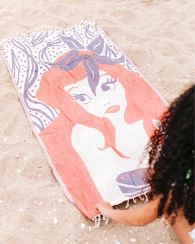 Immagine prodotto Sand Cloud Asciugamano da spiaggia per bambini Ariel Little Mermaid