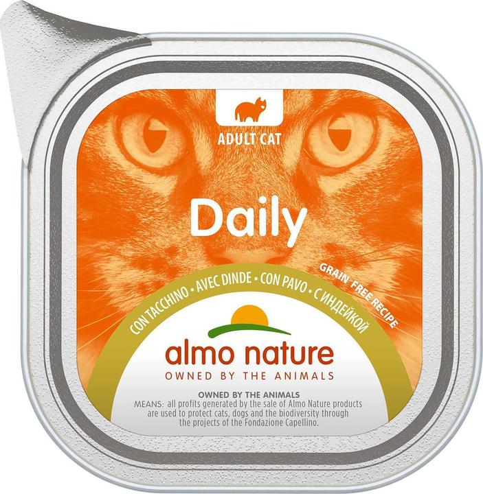 Actual product image Almo Nature Daily Adult Menu with turkey (Adult, 1 pcs., 100 g)