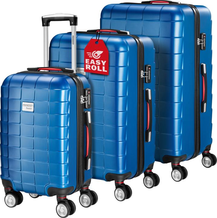Produktbild Monzana Kofferset (105 l, Handgepäck (bis 50l), M (50 - 90l), L (90 - 115l))