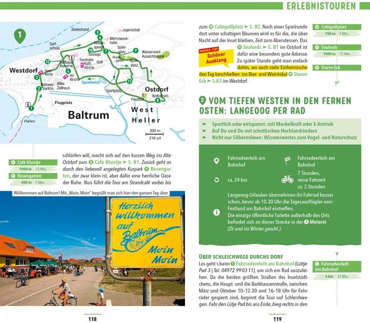 Immagine prodotto Reiseführer Ostfriesische Inseln, Baltrum, Borkum, Juist, Langeoog, Norderney (Tedesco, Volker Kühn, Klaus Bötig, 2023)