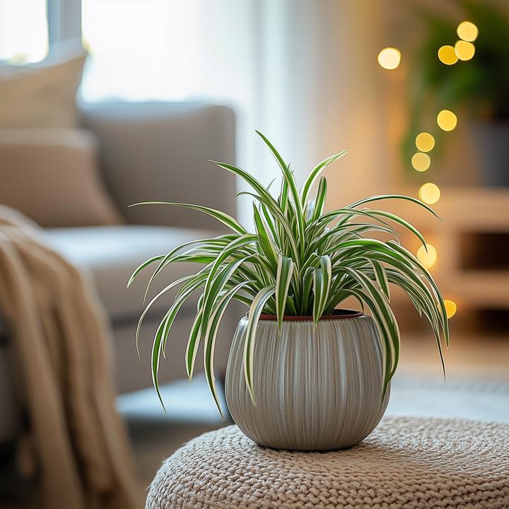 Actual product image Plant in a Box Chlorophytum comosum 'Atlantic' - (25 cm)