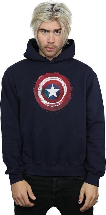Produktbild Captain America Splatter Shield Kapuzenpullover (M)