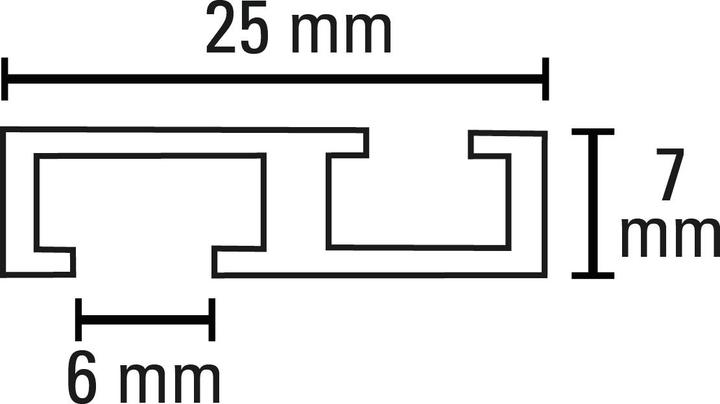 Produktbild Gardinia Aluminium-Vorhangschiene