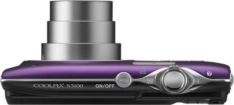 Immagine prodotto Nikon Coolpix S3100, 14MP, zoom 5x, filmati HD, viola (1/2,3'')