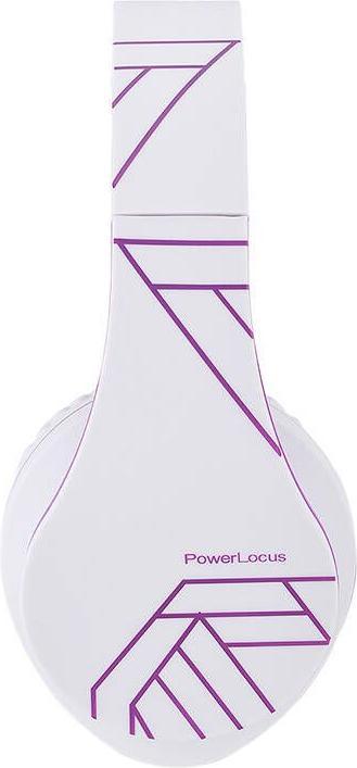 Produktbild PowerLocus Wireless Headphones P2 (white-purple) (20 h, Kabellos)