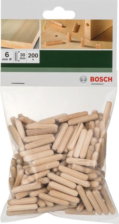 Actual product image Bosch Zubehör Dowel D= 6 mm L= 30 mm 200 pcs. (200 pcs.)