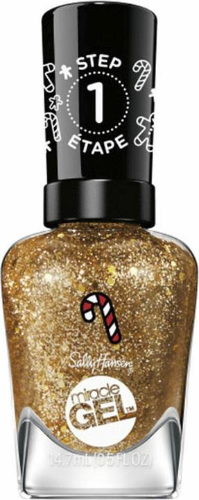Sally Hansen Miracle Gel Holiday Collection Nagellack Less Bitter More Glitter 914 (Nº 914 Less bitter, more glitter, Gel-Effekt Nagellack)