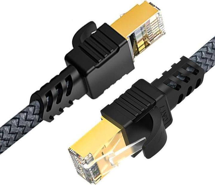 Produktbild Hermex Netzwerkkabel Flachkabel Ethernet (UTP, CAT7, 15 m)