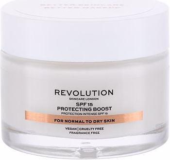 Actual product image Revolution Skincare Moisture Cream Normal to Dry Skin (50 ml, Day cream, SPF 15)