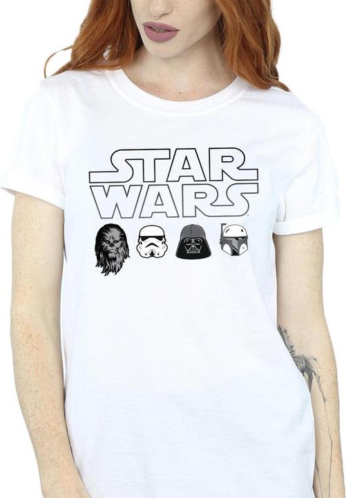 Produktbild Star Wars Character Heads TShirt (4XL)