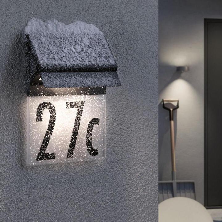 Image du produit Paulmann Numéros de maison solaires (14 lm, IP44)