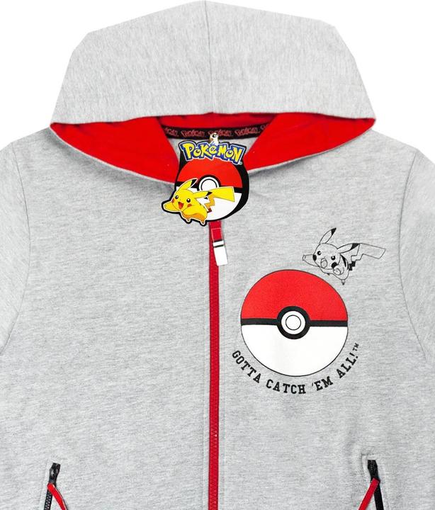 Produktbild Pokémon Gotta Catch Em All Hoodie mit durchgehendem Reissverschluss Jungen (116)