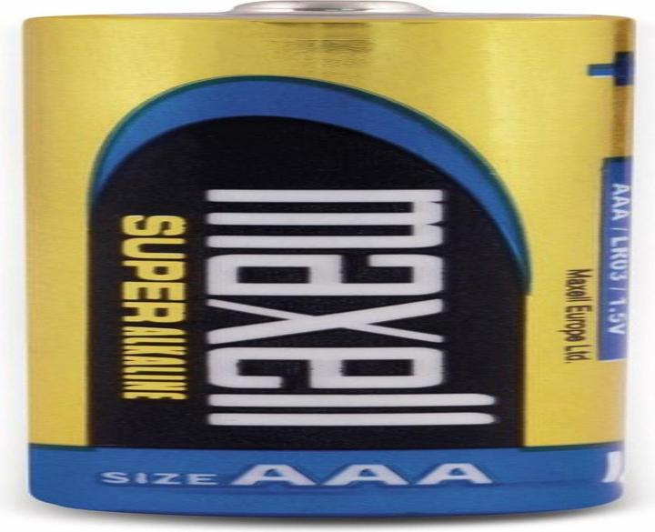 Actual product image Maxell Battery AAA Super Alkaline 4 pieces (4 pcs., AAA)
