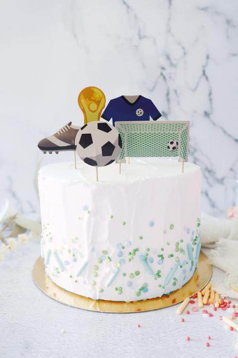 Produktbild ScrapCooking 5er Set Kuchendekoration Fussball Motive (5 x)