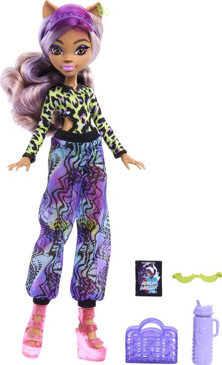 Actual product image Monster High Scare-adise Island Clawdeen Wolf Doll