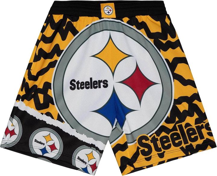 Produktbild Mitchell & Ness M&N Pittsburgh Steelers JUMBOTRON Basketball Shorts - XL (XL)