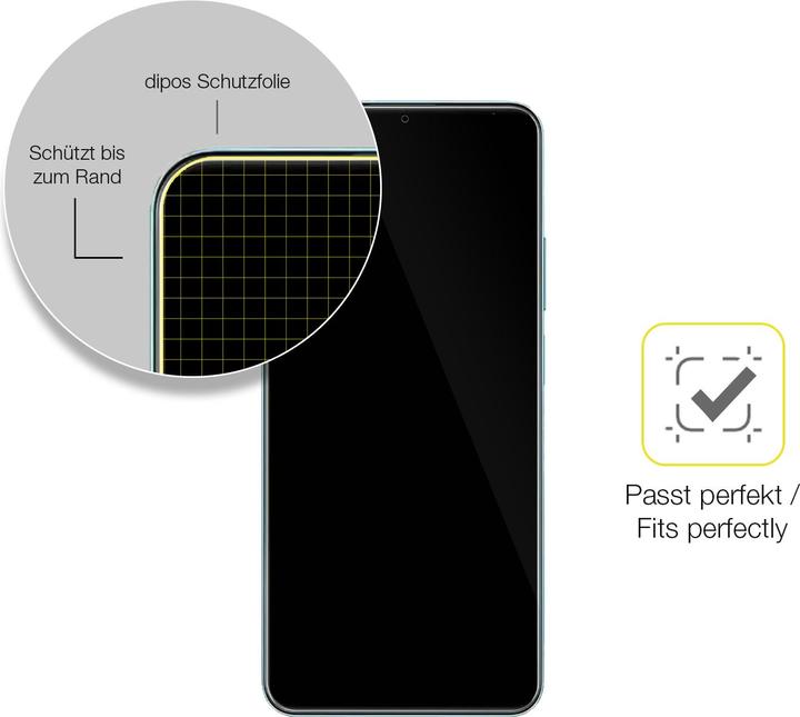 Produktbild Dipos 3D Full Cover Schutzfolie (1 Stück, Realme Note 50)