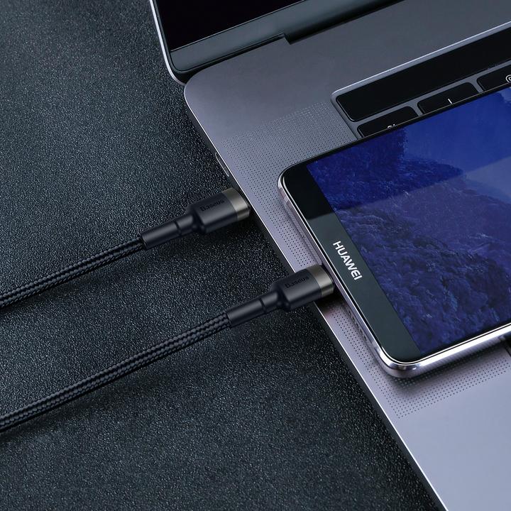 Actual product image Baseus Cafule Series Fast Charge (2 m, USB 2.0)