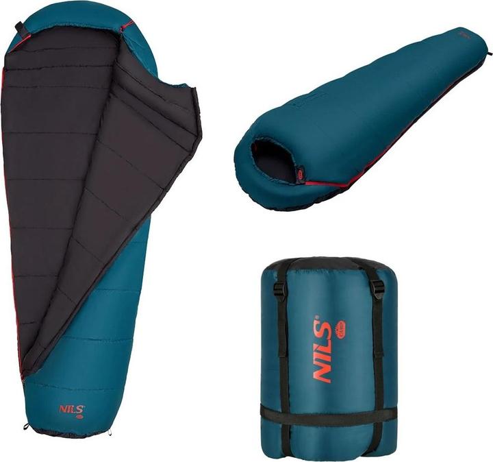 Image du produit Nils Nc2005 Sac De Couchage Vert Foncé Camp (214 cm)