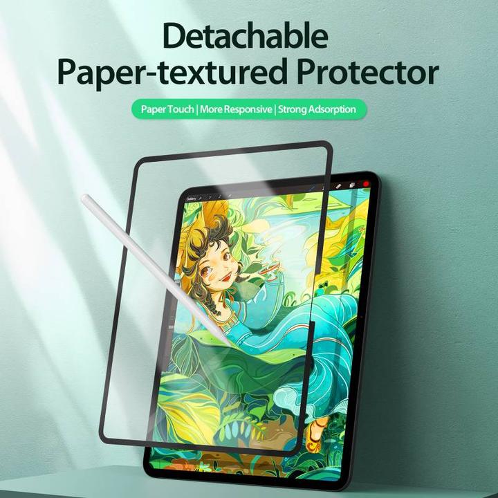 Actual product image Dux Ducis Naad Paperfeel protective film iPad 7/8/9 10.2 - Black (1 Piece, iPad 10.2)