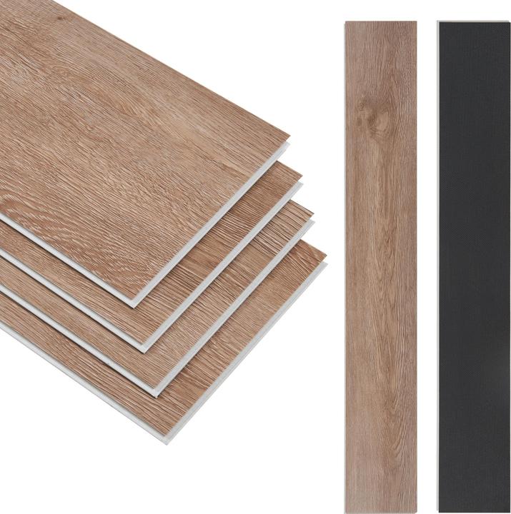 Immagine prodotto neu.holz SPC Klickboden Okapirg 10 Dekordielen 2,196 m² Natural Oak () (Pavimento vinile, 2.20 m²)