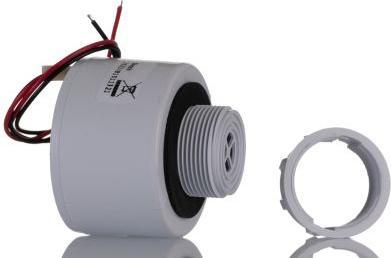Produktbild Rs Pro Mehrtöniger Alarmtongeber IP65 9 28 V AC/DC 32-Ton 92dB Weiss, Ø 50 mm