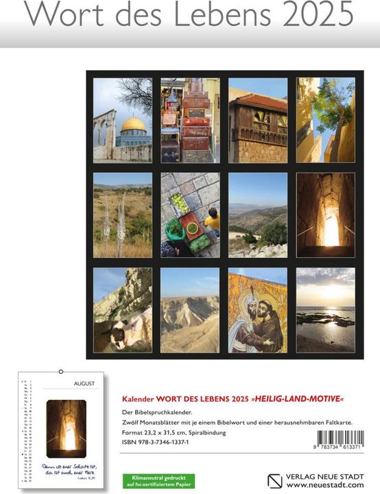Wort des Lebens 2025 - Der Bibelspruchkalender (Deutsch)