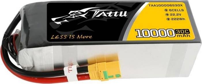Immagine prodotto Tattu Accumulatore 10000mAh 22.2V 30C 6S1P XT90 Spina antiscintilla (22.20 V, 10000 mAh)