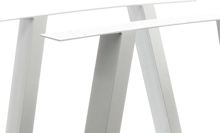 Produktbild Wiltec XPOtool Tischbeine 2x Tischgestell grau A-Form 70x72cm Industrial Tischkufen