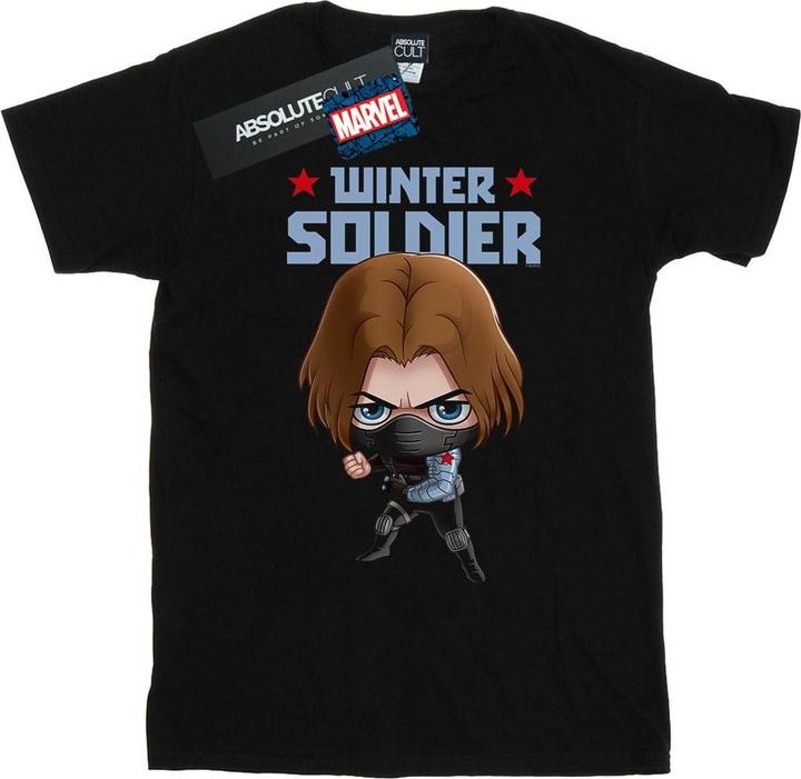 Winter Soldier Bucky Toon TShirt (5XL)