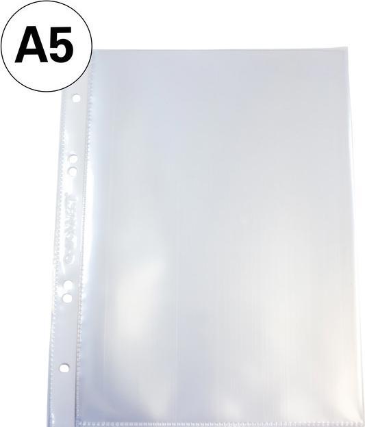 Produktbild Q-Connect Zeigebuchtaschen, glatte Folie (A5, 100 x)