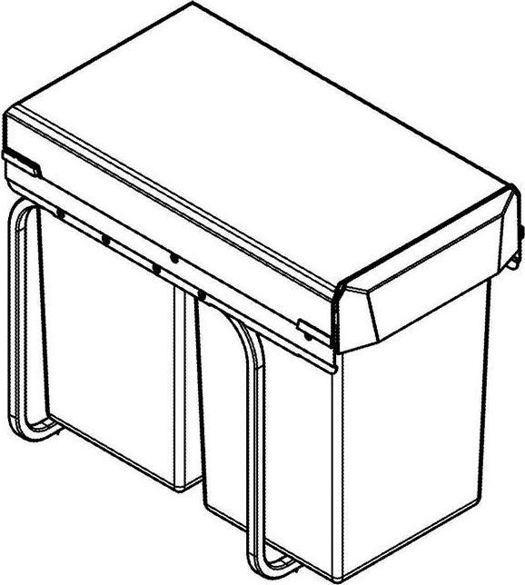 Actual product image Grohe Waste separator Blue 30 cm 2x 15L (30 l)