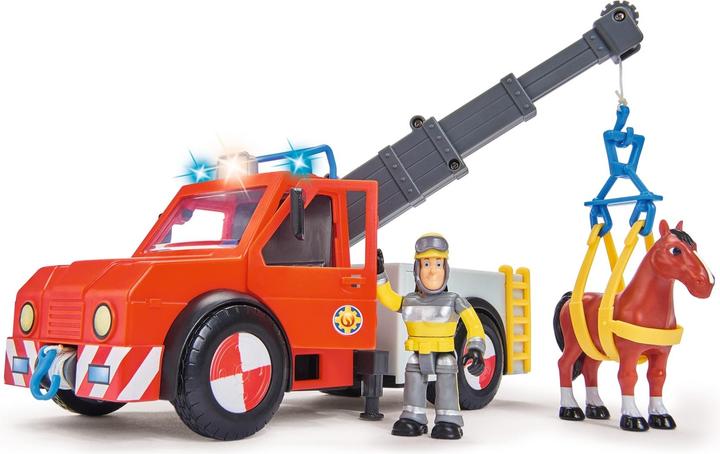 Simba Feuerwehrmann Sam Phoenix Abschleppwagen mit Pferd