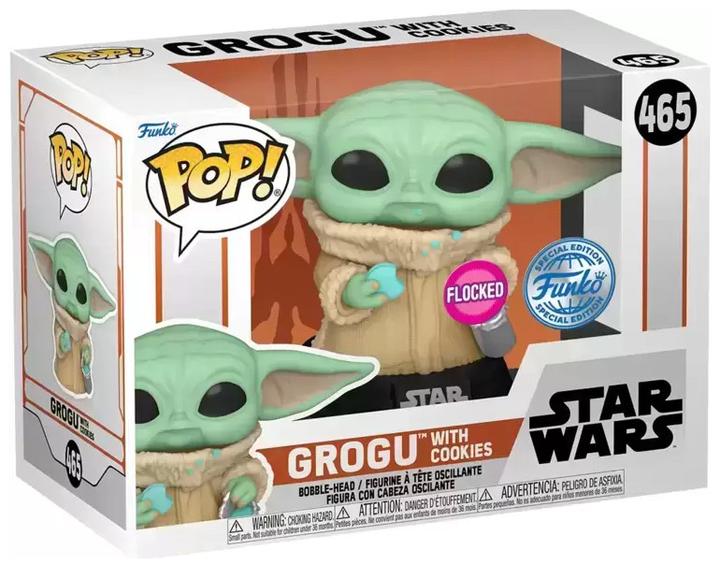 Immagine prodotto Funko Pop! Star Wars: Grogu con biscotti - (floccato) (Edizione speciale) #465 Figura in vinile