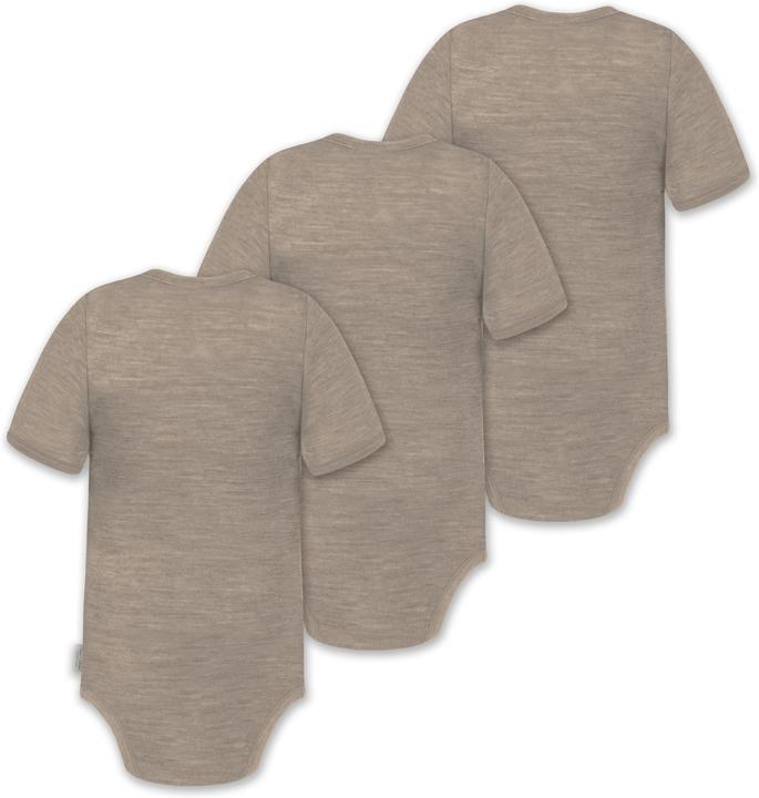 Actual product image Normani Set of 3 baby merino short-sleeved body "Tihoi" - 9311 (56)