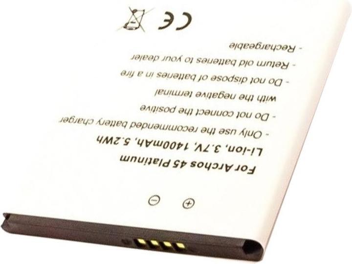 Actual product image AccuCell ARCHOS 45 Platinum, AC1600A