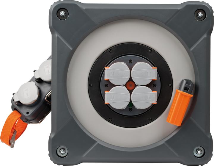 Actual product image Brennenstuhl professionalLINE Cable Reel with Powerblock KC 5100 IP44 50+5m H07RN-F 3G1.5 (50 m, 1.50 mm²)