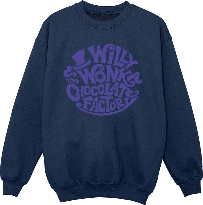Produktbild Willy Wonka & the Chocolate Factory Typed Logo Sweatshirt Mädchen (128)