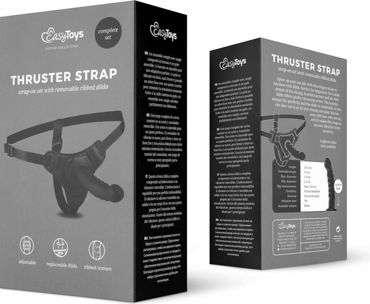 Actual product image Easytoys Strap-on dildo set